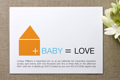 Home Baby Shower Invitations