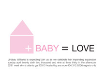 Home Baby Shower Invitations, by marabou