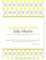 Just Dotty Baby Shower Invitations
