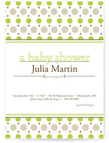 Just Dotty Baby Shower Invitations