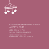 Simply Mobile Baby Shower Invitations