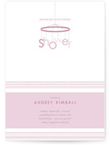 Mod Mobile Baby Shower Invitations