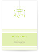 Mod Mobile Baby Shower Invitations