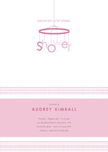 Mod Mobile Baby Shower Invitations