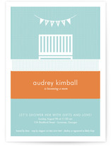 Nifty Nursery Baby Shower Invitations