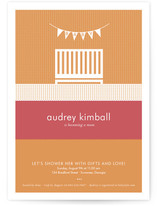Nifty Nursery Baby Shower Invitations