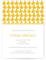 Ducky Baby Shower Invitations