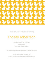 Ducky Baby Shower Invitations, by Paper Dahlia / Kerry Doyle
