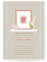 Baby Silhouette Baby Shower Invitations