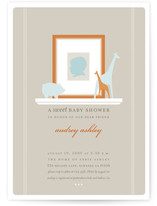 Baby Silhouette Baby Shower Invitations