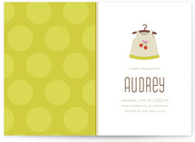 Cheery Frock Baby Shower Invitations
