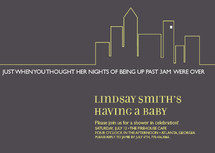 Party at my crib Baby Shower Invitations, by sweet street gals