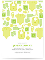 Showering Icons Baby Shower Invitations