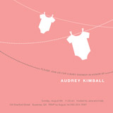 Onesie Whimsy Baby Shower Invitations, by sweet tree studio