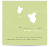 Onesie Whimsy Baby Shower Invitations