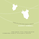 Onesie Whimsy Baby Shower Invitations