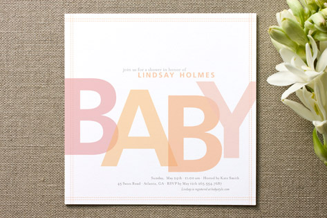 Citrus Celebration Baby Shower Invitations