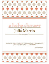Just Dotty Baby Shower Invitations