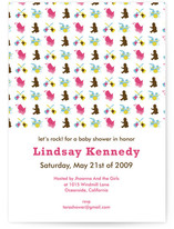 Baby Rock Baby Shower Invitations