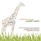 Baby Giraffe Baby Shower Invitations, by Jennifer Postorino