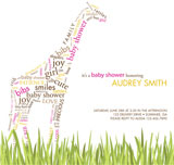 Baby Giraffe Baby Shower Invitations