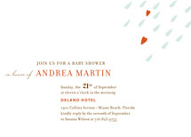 Love is in the Air Baby Shower Invitations