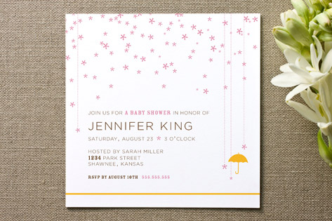 Sprinkle Baby Shower Invitations