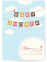 Blueskies Baby Shower Invitations