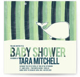 Whale Tale Baby Shower Invitations