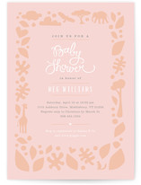 Petite Jungle Frame Baby Shower Invitations