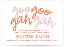 Goo Goo Baby Shower Invitations