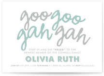 Goo Goo Baby Shower Invitations