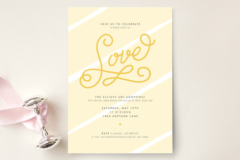 Built on Love Baby Shower Invitations