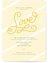 Built on Love Baby Shower Invitations