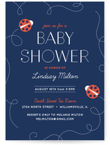 Doodle Bug Baby Shower Invitations