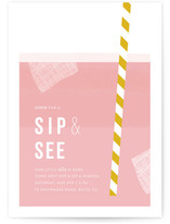 Pleased as Punch Baby Shower Invitations