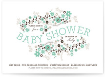 Floral Shower Baby Shower Invitations