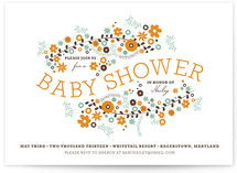 Floral Shower Baby Shower Invitations