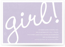 Girl! Baby Shower Invitations