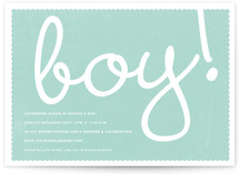 Boy! Baby Shower Invitations