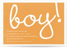 Boy! Baby Shower Invitations