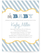 Oh Boy Baby Shower Invitations