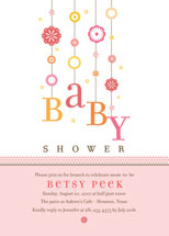 magical mobile Baby Shower Invitations