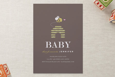 mom to bee Baby Shower Invitations
