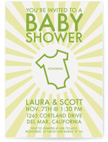onesie Baby Shower Invitations