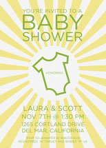 onesie Baby Shower Invitations