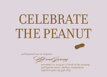 our peanut Baby Shower Invitations