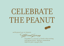 our peanut Baby Shower Invitations