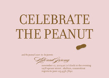 our peanut Baby Shower Invitations