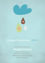 shower probability Baby Shower Invitations, by Catherine Lalonde